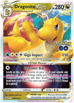 Dragonite VSTAR #SWSH236 from SWSH Black Star Promos