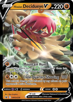 Hisuian Decidueye V #SWSH238 by 5ban Graphics