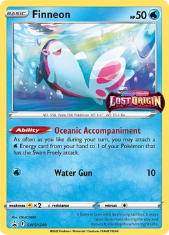 Finneon #SWSH240 from SWSH Black Star Promos