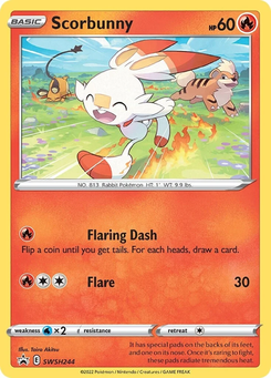 Scorbunny #SWSH244 from SWSH Black Star Promos