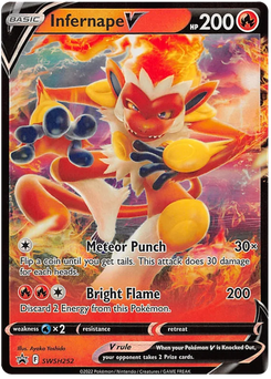 Infernape V #SWSH252 by Ayaka Yoshida