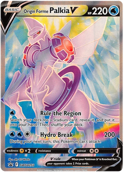 Origin Forme Palkia V #SWSH253 from SWSH Black Star Promos