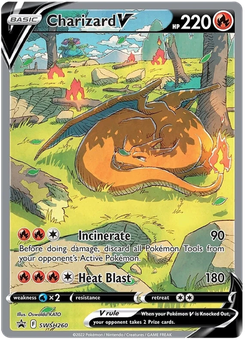 Charizard V #SWSH260 by Oswaldo Kato