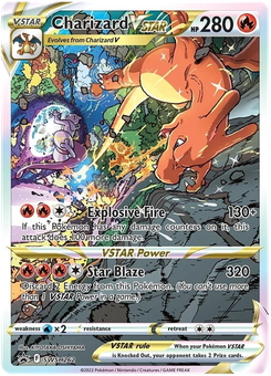 Charizard VSTAR #SWSH262 from SWSH Black Star Promos