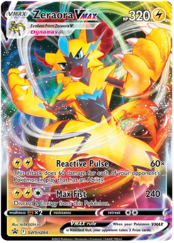 Zeraora VMAX #SWSH264 by N-Design Inc
