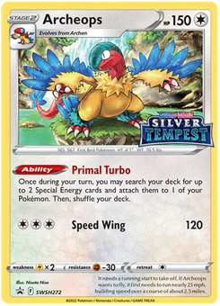Archeops #SWSH272 from SWSH Black Star Promos