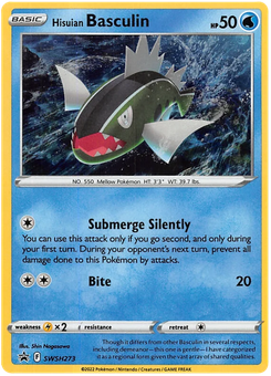 Hisuian Basculin #SWSH273 from SWSH Black Star Promos