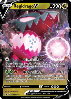 Regidrago V #SWSH281 from SWSH Black Star Promos