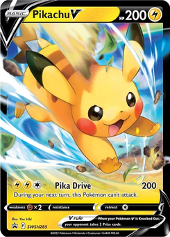 Pikachu V #SWSH285 by You Iribi