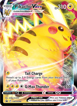Pikachu VMAX #SWSH286 from SWSH Black Star Promos