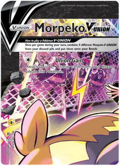 Morpeko V-Union #SWSH287 from SWSH Black Star Promos