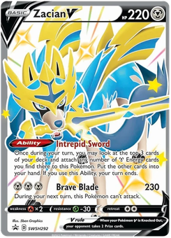 Zacian V #SWSH292 by 5ban Graphics
