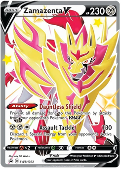 Zamazenta V #SWSH293 from SWSH Black Star Promos
