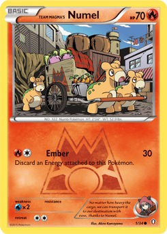 Team Magma's Numel #1 from Double Crisis