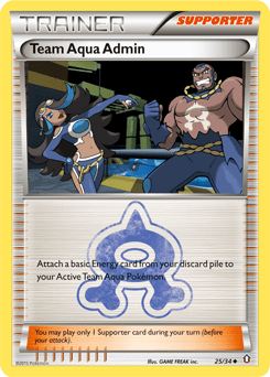 Team Aqua Admin #25 from Double Crisis