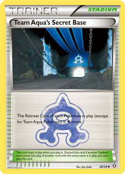 Team Aqua's Secret Base #28 from Double Crisis