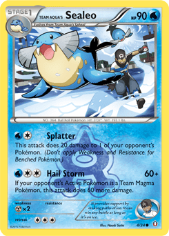 Team Aqua's Sealeo #4 from Double Crisis