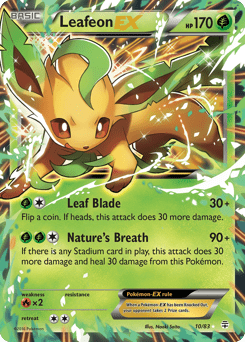Leafeon-EX #10 from Generations