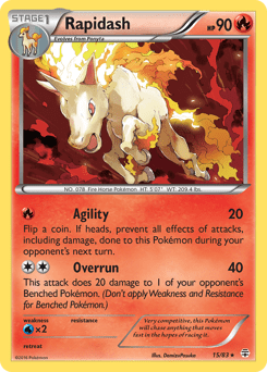 Rapidash #15 from Generations