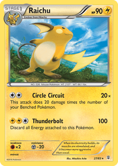 Raichu #27 from Generations