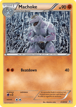 Machoke #41 from Generations