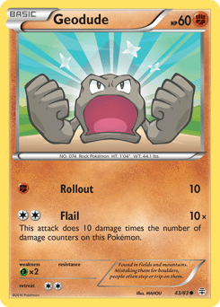 Geodude #43 from Generations