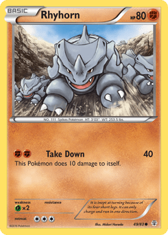 Rhyhorn #49 from Generations