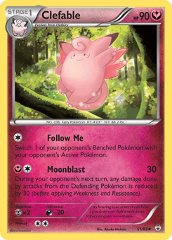 Clefable #51 from Generations