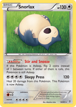 Snorlax #58 from Generations