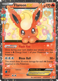 Flareon-EX #RC6 from Generations