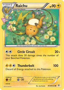 Raichu #RC9 from Generations