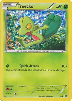 Treecko #1 from McDonald's Collection 2015