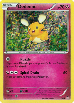 Dedenne #10 from McDonald's Collection 2016