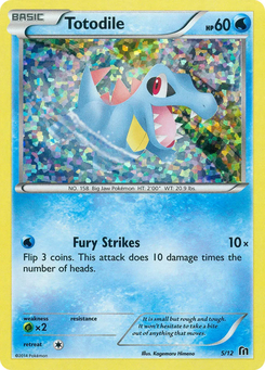 Totodile #5 from McDonald's Collection 2016
