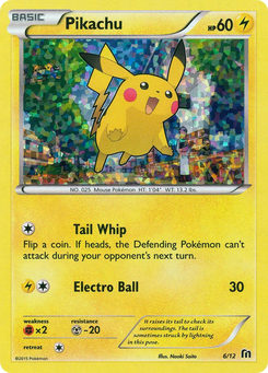 Pikachu #6 from McDonald's Collection 2016