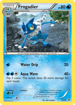 Frogadier #13 from Kalos Starter Set