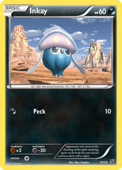 Inkay #18 from Kalos Starter Set