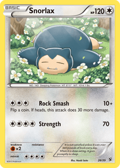 Snorlax #26 from Kalos Starter Set