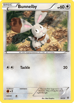 Bunnelby #30 from Kalos Starter Set