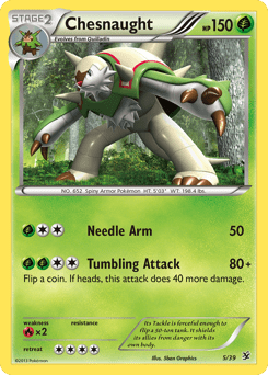 Chesnaught #5 from Kalos Starter Set