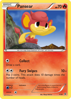 Pansear #7 from Kalos Starter Set