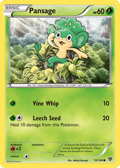 Pansage #10 from XY