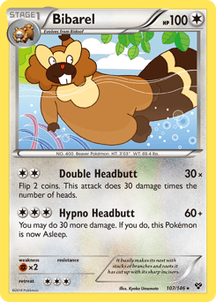 Bibarel #107 from XY