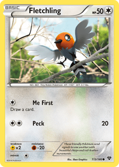 Fletchling #113 from XY
