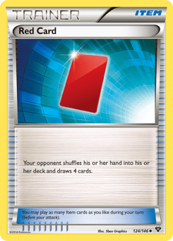Red Card #124 from XY