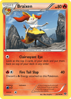 Braixen #25 from XY