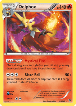 Delphox #26 from XY