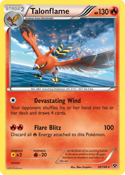 Talonflame #28 from XY