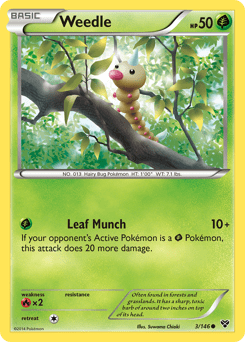 Weedle #3 from XY