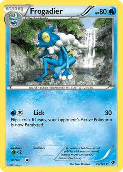 Frogadier #40 from XY
